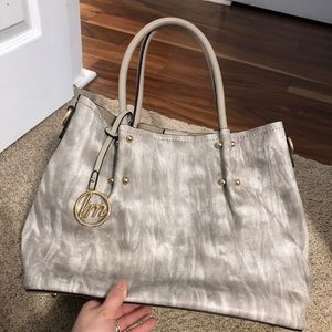 Grey Marbled Purse